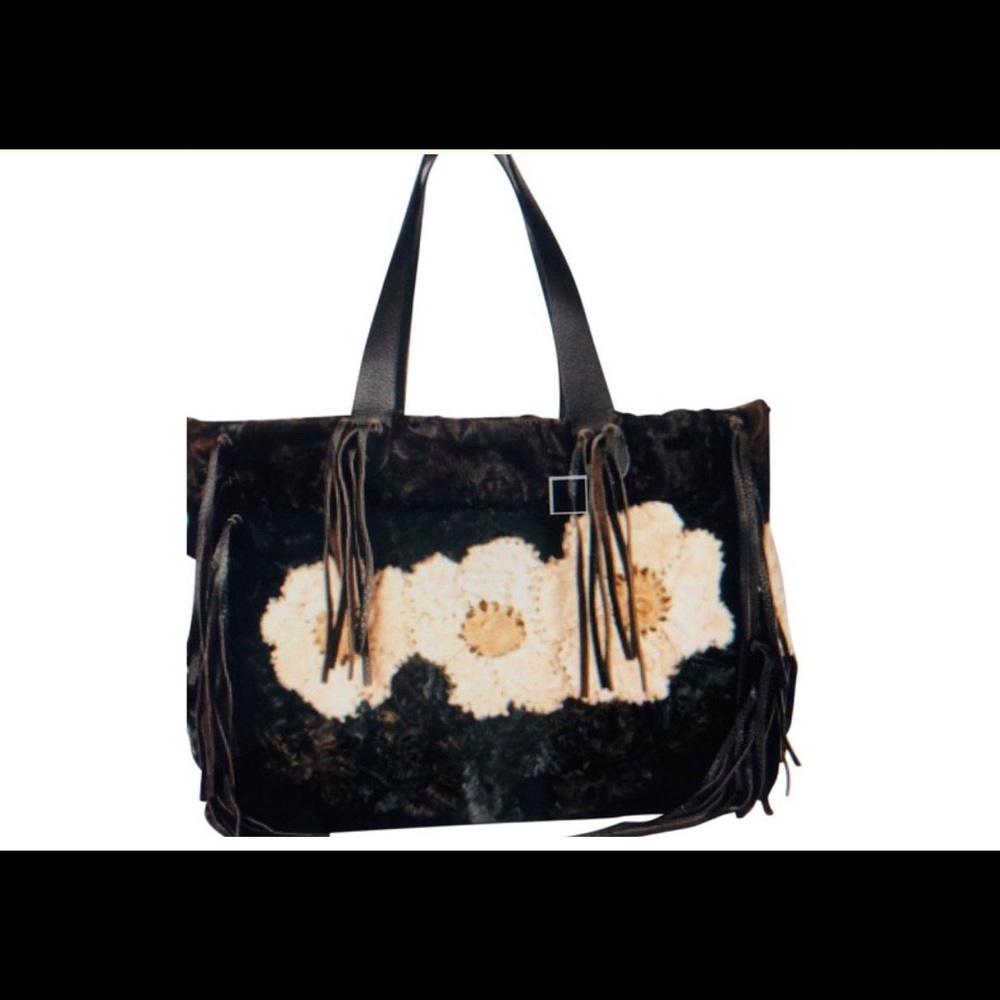 Valentino Garavani Persian Lamb Fur Tote
